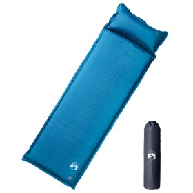 Colchón de camping autoinflable con almohada 1 persona