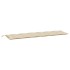 Cojín de banco de jardín tela Oxford beige 200x50x7