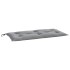 Cojines de banco de jardín 2 uds tela Oxford gris 100x50x7