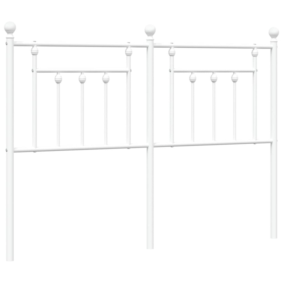 Cabecero de metal blanco 140