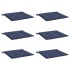 Cojines para muebles palets 6 uds tela azul marino 50x50x3