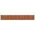 Alfombra rectangular bambú marrón 60x400