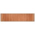 Alfombra rectangular bambú marrón 70x300