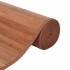 Alfombra rectangular bambú marrón 70x300