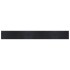 Alfombra rectangular bambú negro 60x500