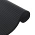 Alfombra rectangular bambú negro 60x500