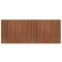 Alfombra rectangular bambú marrón 80x200