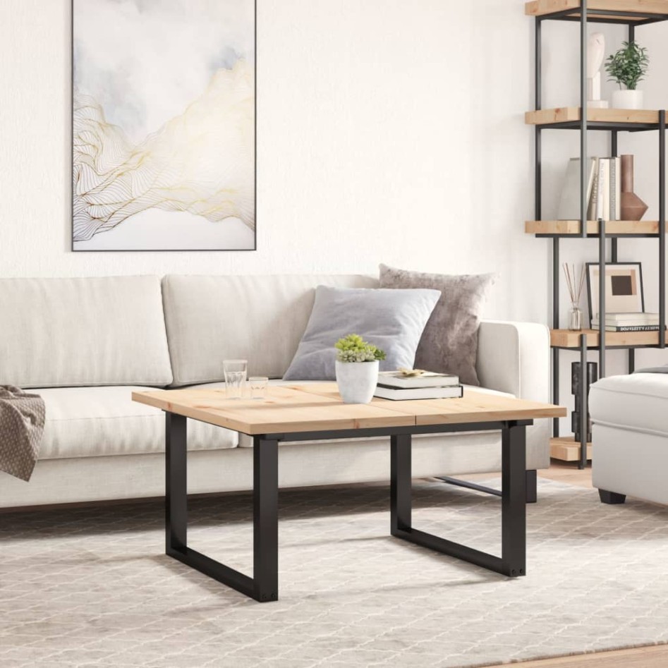 Tablero de mesa rectangular 2 uds madera de pino 90x45x2,5