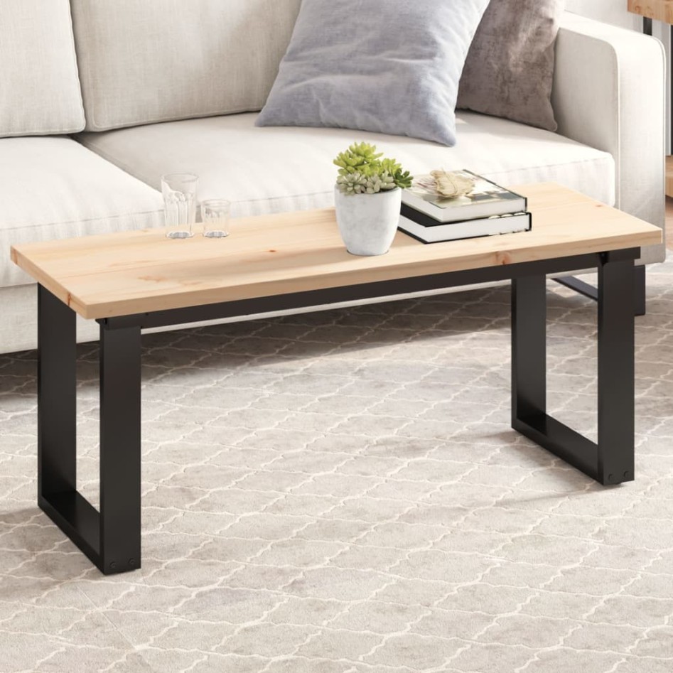 Tablero de mesa rectangular madera maciza pino 110x40x2,5