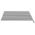 Tela de repuesto para toldo gris antracita y blanco 3x2,5