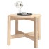 Mesa de centro de madera maciza de pino 62,5x45