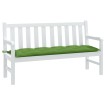 Cojín para banco de jardín tela verde melange 150x50x7 cm