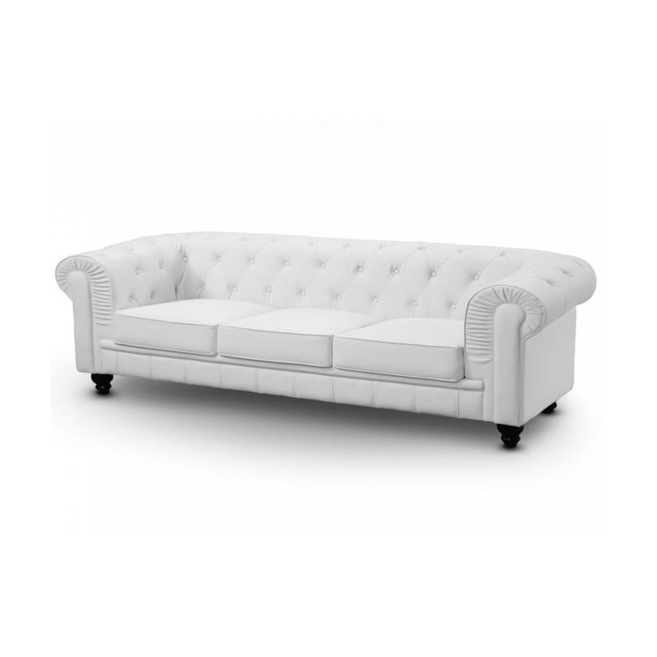 Fabricado en Similpiel Blanca