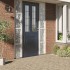 Láminas de ventana esmerilada 2 uds PVC patrón de