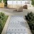 Alfombra exterior ARAKIL PP gris 80x250