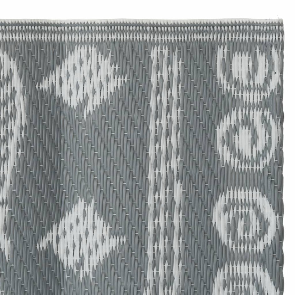 Alfombra exterior ARAKIL PP gris 80x250