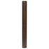 Toldo para balcón ratán sintético marrón y negro 400x90