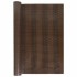Toldo para balcón ratán sintético marrón y negro 500x80