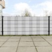 Toldos para balcón 10 uds ratán sintético blanco 255x19 cm
