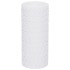 Toldos para balcón 10 uds ratán sintético blanco 255x19