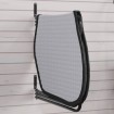 Soporte para manta de montura 3 brazos hierro negro