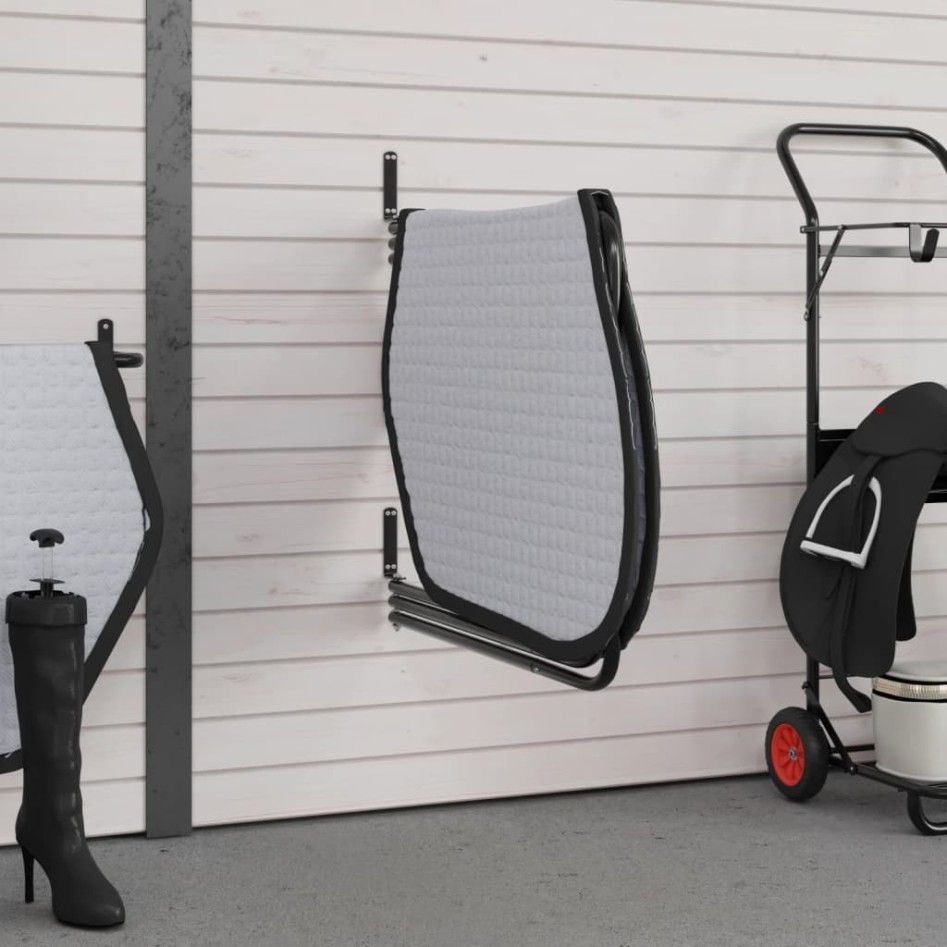 Soporte para manta de montura 3 brazos hierro