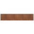 Alfombra rectangular bambú marrón 80x400