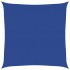 Toldo de vela cuadrado HDPE azul 160 g/m² 4x4