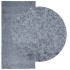 Alfombra de pelo largo moderna azul 100x200