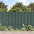 Pantallas de privacidad de jardín 10 uds PVC verde 252,5x19