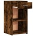 Mesita de noche madera de ingeniería roble ahumado 35x34x65