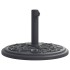 Base de sombrilla semicircular para palos de Ø38/48 mm 12