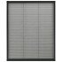 Mosquitera plisada para ventanas aluminio antracita