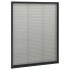 Mosquitera plisada para ventanas aluminio antracita