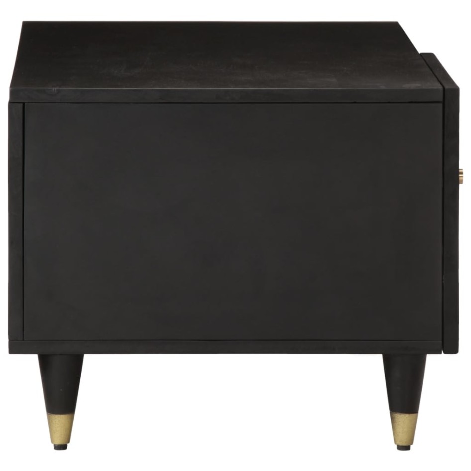 Mesa de centro de madera maciza de mango 80x50x40