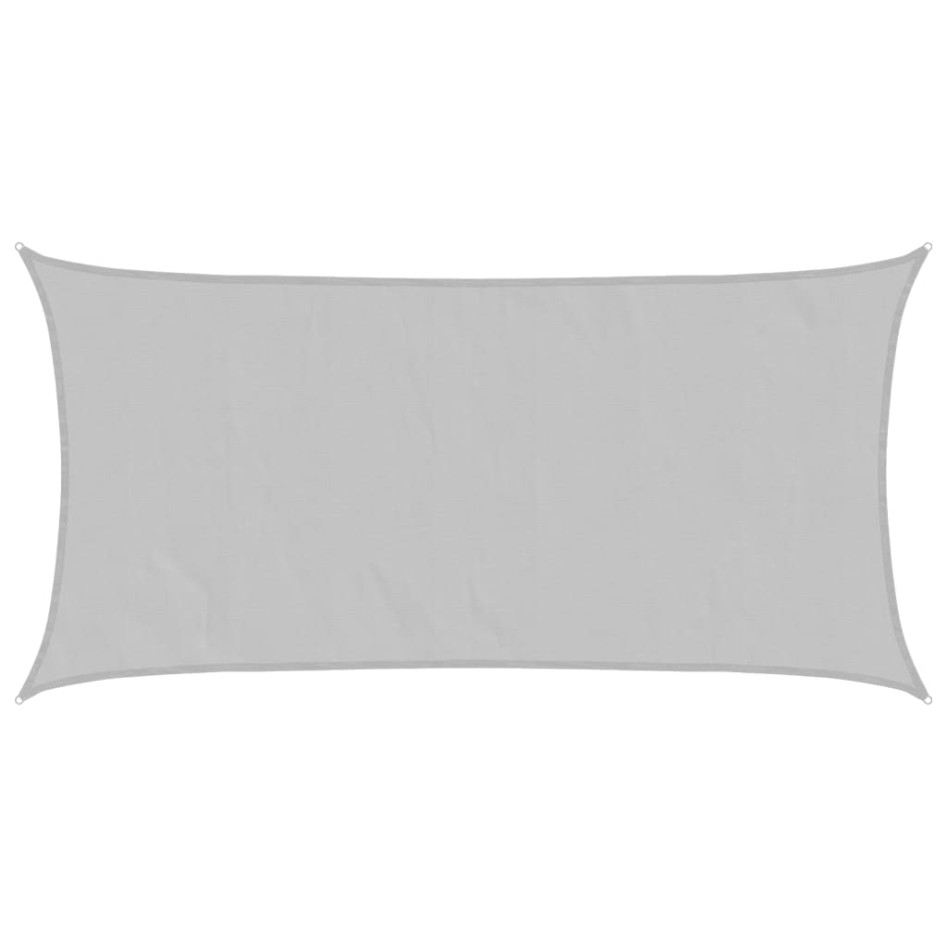 Toldo de vela poliéster oxford 100% gris claro 4x2