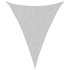 Toldo de vela poliéster oxford 100% gris claro 4x5x5