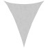 Toldo de vela poliéster oxford 100% gris claro 5x6x6