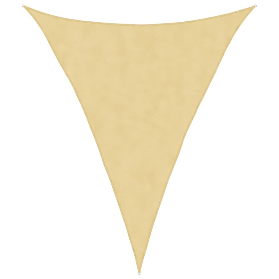 Toldo de vela poliéster oxford 100% arena 4x5x5