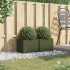 Jardineras 2 unidades acero verde oliva 32x30x29