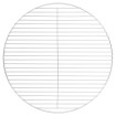 Rejilla de parrilla BBQ redonda acero inoxidable 304 Ø50 cm