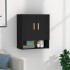Armario de pared madera contrachapada negro 60x31x70