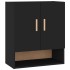 Armario de pared madera contrachapada negro 60x31x70