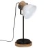 Lámpara de escritorio blanca 25 W E27 17x17x50