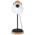 Lámpara de escritorio blanca 25 W E27 17x17x50