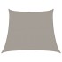Toldo de vela trapecio HDPE gris claro 160 g/m² 3/4x3