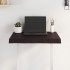 Tablero mesa madera tratada borde vivo marrón 60x60x(2-6)