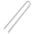 Clavijas de tienda forma U 6 uds acero galvanizado 41,5cm