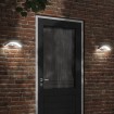 Lámpara de pared de exterior LED aluminio fundido negro