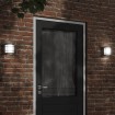 Apliques de exterior 2 unidades acero inoxidable negro